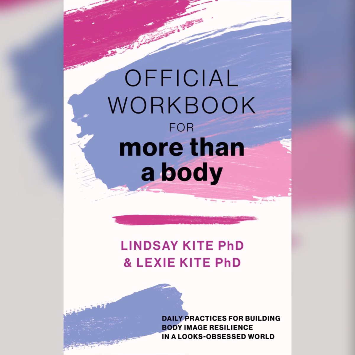 TakeBackBeauty's tweet photo. The Official Workbook for our first book, More Than a Body, is finally here! (And the only legit one, despite a few knockoffs). For individuals or for use by clinicians, coaches, and other leaders. Available at the link! #bodyimage #morethanabody 

https://t.co/raxDF3vJt8 https://t.co/hkPlqF1mw6
