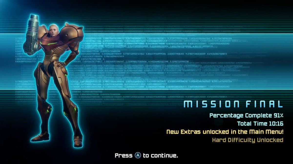 Game complete, followed a guide for most of it though! Played on Easy. Recommended! #MetroidPrimeRemastered #NintendoSwitch