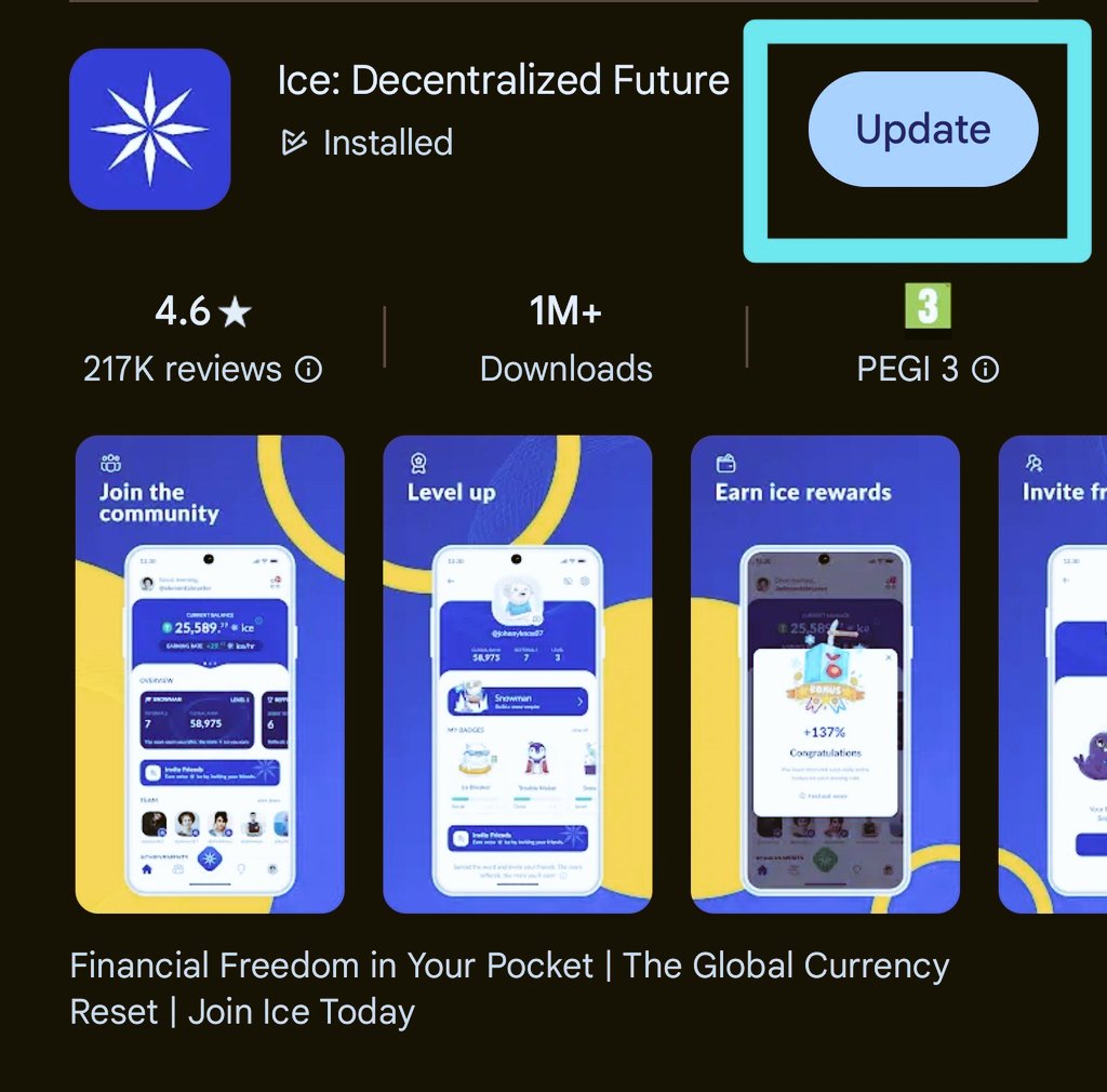 jatingupta0003's tweet photo. 🔁 Repost 🔁 ♥️ Like ♥️ 🐦 Follow 🐦

🚀 Exciting News, #Snowmen of #IceNetwork! 🌨️

🔄 Repost to spread the joy! 
📲 Update your Ice app now!
🔧 Phone number issue RESOLVED! 🎉

Keep the Ice vibes going! ❄️💙 

#Update #IceNetwork #IceKYC #iceblockchain #Icedistribution https://t.co/ESXJTJBKvW