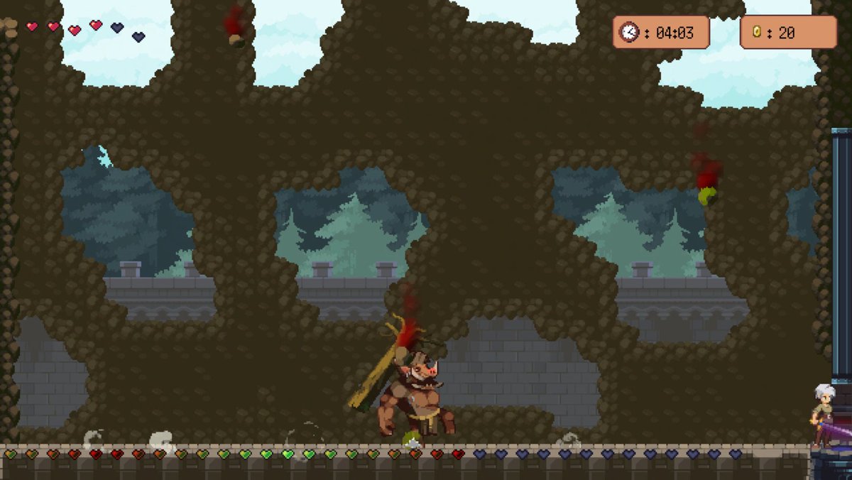 AndrewP20277332's tweet photo. Feel the wraith of Ancient Tusks in #SlayerKnight!
#ScreenshotSaturday #gamedev #indiedev #MonoGame #pixelart https://t.co/q73O89IVnK