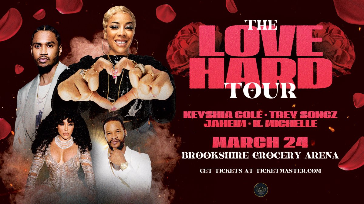 ❤️ Four-time Grammy nominated, multi-platinum selling singer/songwriter Keyshia Cole is headed to the BGA!

Don't miss her on The Love Hard Tour with Trey Songz, Jaheim, and K. Michelle March 24!

🎟️ bit.ly/LoveHardTourBo…