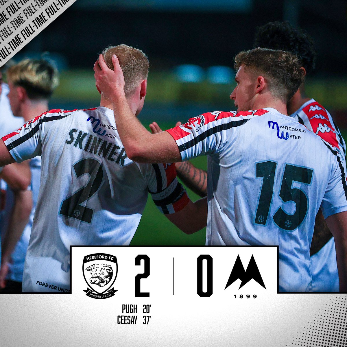 FULL TIME | A solid team performance sends us through to the next round of the Trophy. 

#COYW | #HFCvTOR