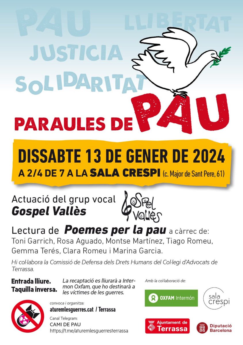 AVpobleSPere's tweet photo. Avui dissabte https://t.co/261ipp7zKV