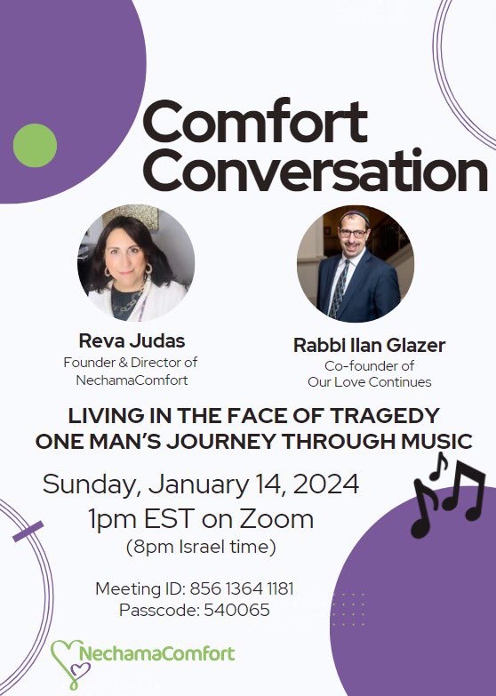 NechamaComfort's tweet photo. Join the Comfort Conversation https://t.co/umBvH5O62y