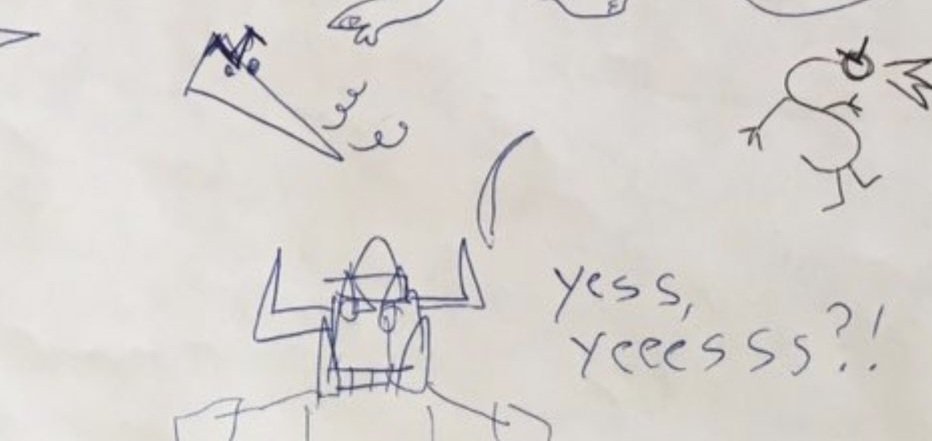 NoContextTFs's tweet photo. Okay, but imagine the landscape of internet culture if Strong Bad had done a Death's Head drawing tutorial instead of a dragon? https://t.co/EOsr6He3e2