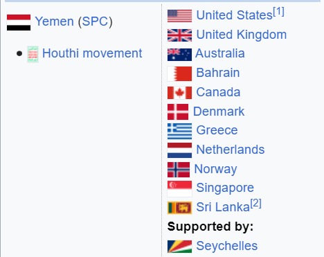 TrueSlazac's tweet photo. 🚨HUGE NEWS🚨

🇱🇰🤝🇺🇸 Sri Lanka has joined the US-led multinational coalition behind Operation Prosperity Guardian 🇱🇰🤝🇺🇸

‼️ The Houthis are FINISHED ‼️ https://t.co/MMFtBSWRrx