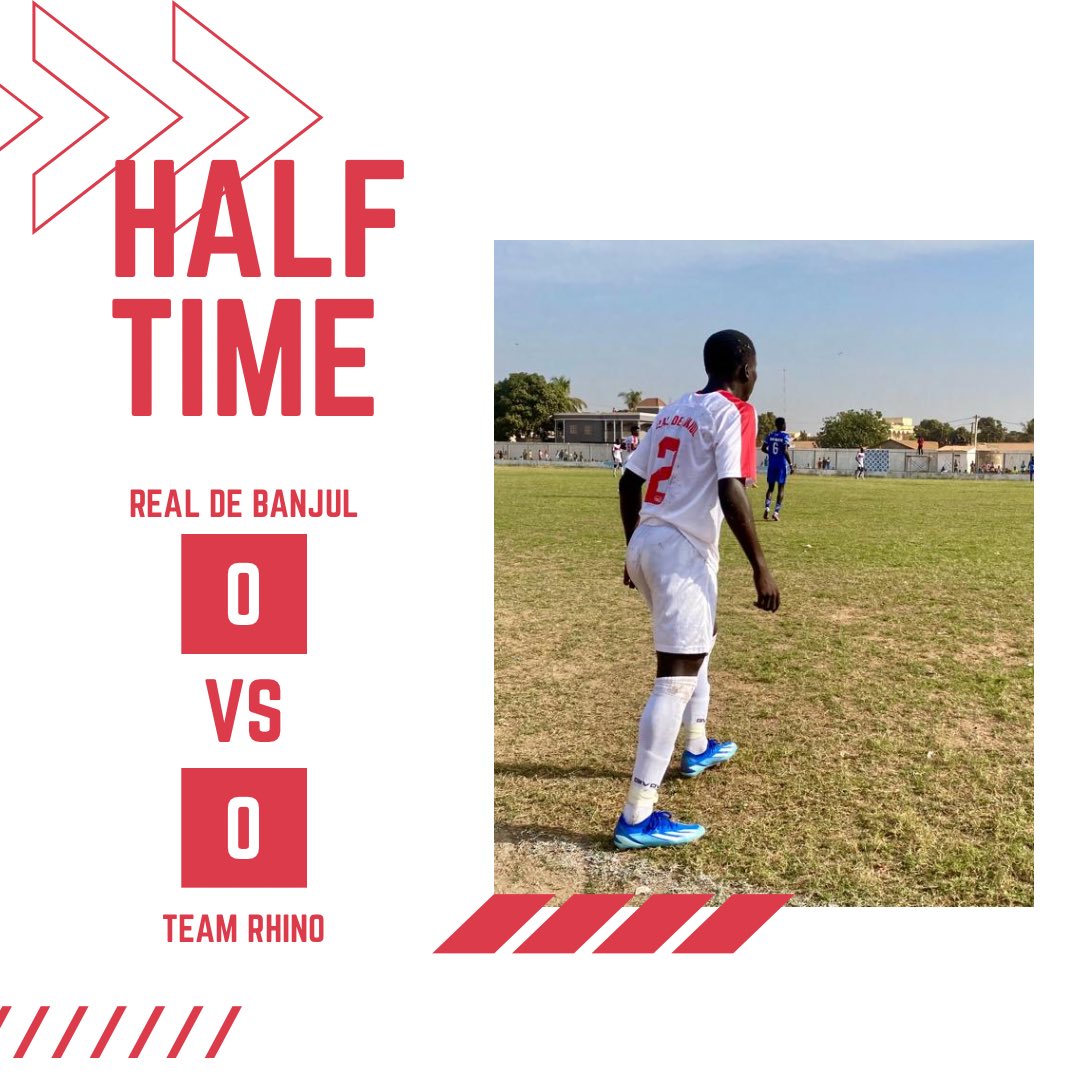 RealDeBanjulFC's tweet photo. HT: TR 0 - 0 RDB

#trrdb #matchday10 #gffleague https://t.co/wl7OIBHwHe