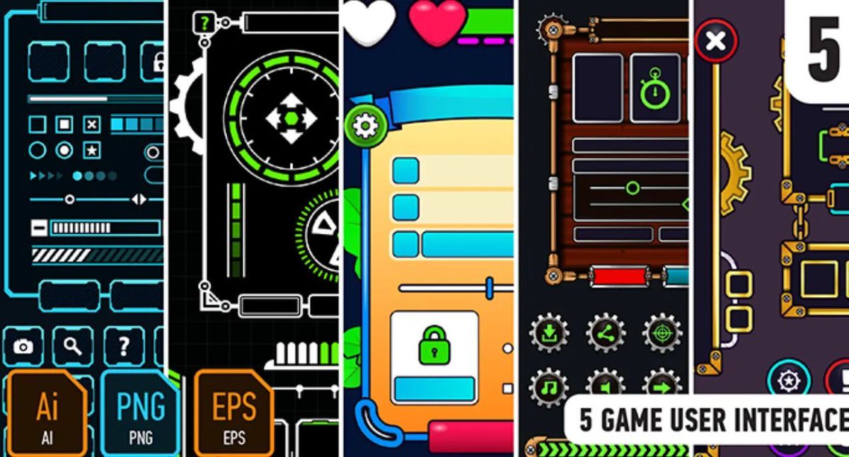 gameresources's tweet photo. 5 Game Mobile GUI Kits📱
Check out this pack of 5 high-quality UI Kits perfect for your next mobile game smash.💥
Grab it here a GDM now. 🕹
https://t.co/JKqkJ6vsMv
#indiegames #gamedev #indiedev #indiegame #game #instadevelopment #instadeveloper #instaindiedev https://t.co/BNfIWotKDh