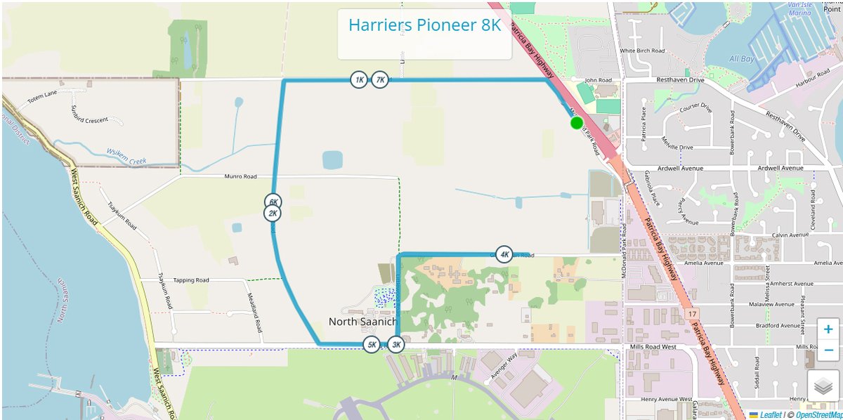 The Prairie Inn Harriers Running Club will hold its annual Pioneer 8K Road Race on Sunday, January 14, 2024, from 11:30 a.m. until 2:00 p.m. Expect some brief minimal traffic delays. More Info: islandseries.org/product/harrie…