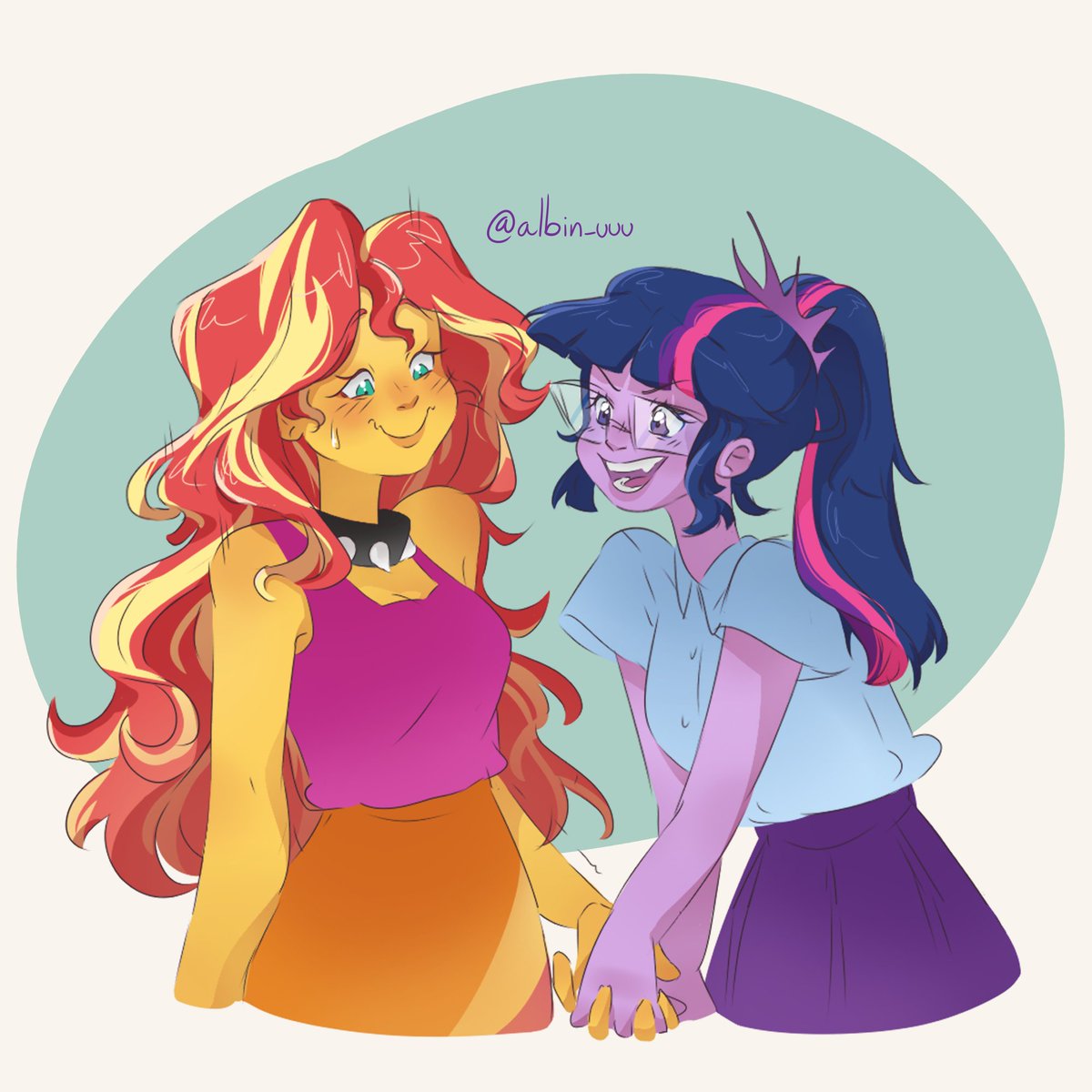 Albin_uuu's tweet photo. Sorry pero yo las Shippeo mal 

#EquestriaGirls #fanart #mlp https://t.co/Z0xbtw4mKi