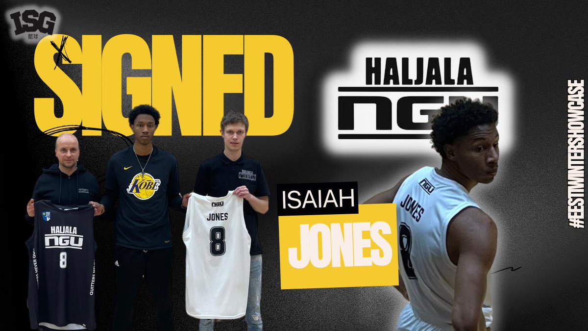 ISG_Basketball's tweet image. Congrats to @MarsHill_MBB alum @IsaiahDJones1 for officially signing with 🇪🇪 club Haljala NGU for the remainder of the 2024 season. Jones impressed during last week’s #EestiWinterShowcase where he averages 18pts, 8reb, 5stl in 5games #ITFactor