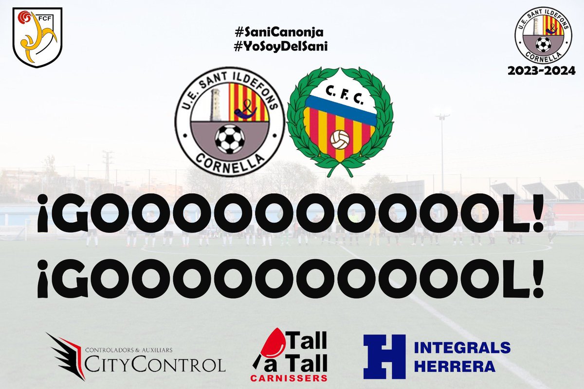 ⏱️ 40’ | 2-0 | ¡GOOOOOOOL, GOOOOOOOL, GOOOOOOOL, GOOOOOOOL!

¡Marca @yerayfe13710743 el segundo de la tarde con un buen disparo desde la frontal! 

#SaniCanonja