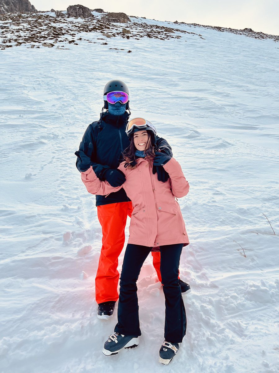 Estrenando el snow por todo lo alto 🏂🏂🏂