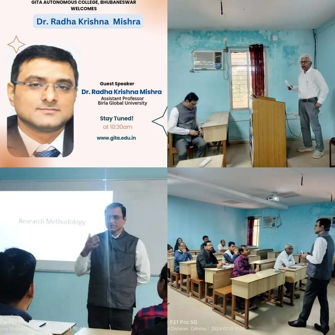 gitabbsr's tweet photo. Seminar on #introductiontodataanalysis 
Guest Speaker: Dr. Radha Krishna Mishra
Assistant Professor #BirlaGlobalUniversity
Organized By: MBA Dept. #gitabhubaneswar https://t.co/EhNk87FHXV