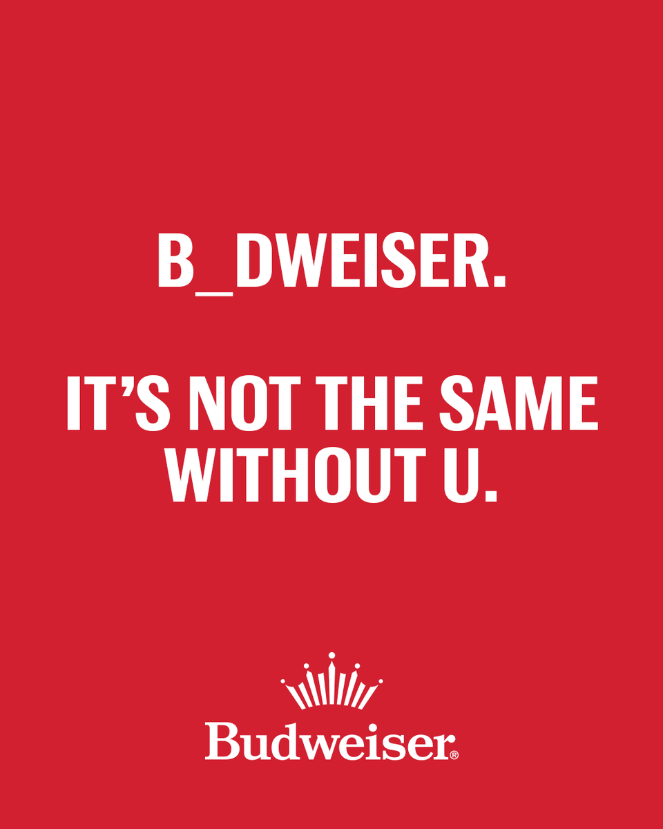 Budweiser (@budweiserusa) on Twitter photo 2024-01-13 17:00:01