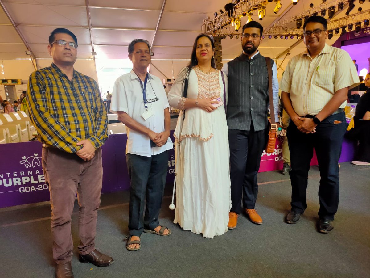 Great meeting charming couple  <a href="/saysnidhigoyal/">Nidhi Goyal</a> and <a href="/apoorvkulkarni/">Apoorv Kulkarni</a> of <a href="/RisingFlameNow/">Rising Flame</a> along with my colleagues <a href="/FirstSutraFdn/">First Sutra Foundation</a> <a href="/SanjibDash76/">Sanjib Dash</a> and <a href="/Siddharthakb76/">Siddhartha Behera</a> at the closing ceremony👍🙏
<a href="/Sugamyata/">Ashutosh Singhal</a> <a href="/puneetsinghal22/">Puneet Siinghal</a> <a href="/GoaHemophilia/">Goa.Hemophilia</a> <a href="/PremroopAlva/">Premroop Alva</a> <a href="/goadisability/">Disability Rights Association of Goa</a> <a href="/HaryanaRpwd/">Former Commissioner Disabilities Haryana</a> <a href="/fn/">Frederick Noronha (FN)</a>