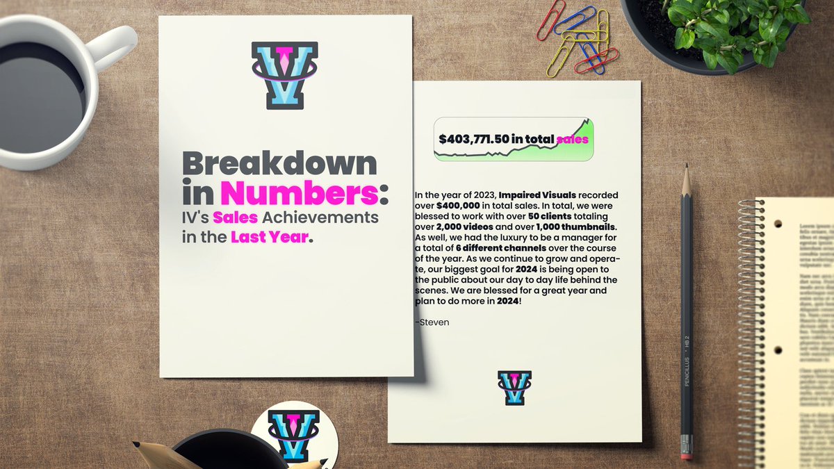 Now that 2023 is over, it’s time to release how Impaired Visuals did over the year!