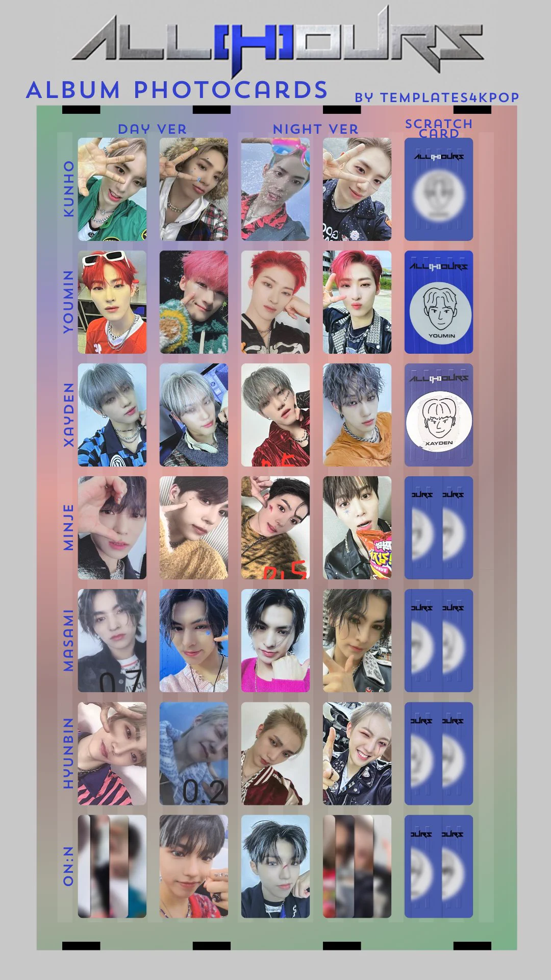 ALL(H)OURS 2024 UCON フォトカード ON:N rea~ on X: 