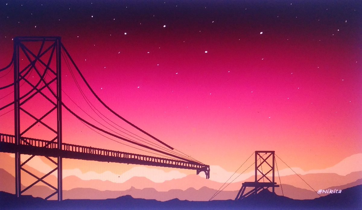 Nikki_Tasha_1's tweet photo. My little try...💗💜🖤
😊☺️🥳🤗
#ArtWork
#Little_Try
#Digital_Art
#Bridge
#Evening_View
#Paint_Brush
#Evening_Vibes
#Stars_Rise
#Stars
#Art
#Art_Love
#art_gallery
#Beautiful_Evening
#Peace
#Calm https://t.co/3QYKyptesU