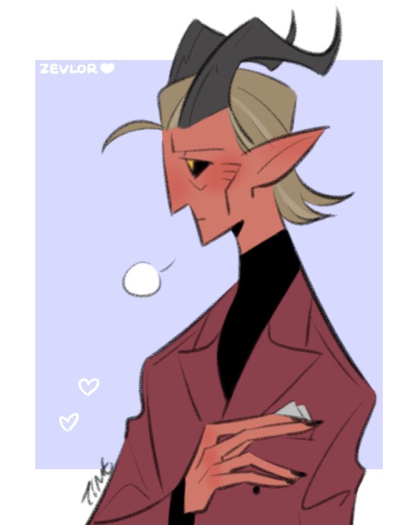 「I like drawing my faves in suits. Zevlor」|TimetheHoboのイラスト