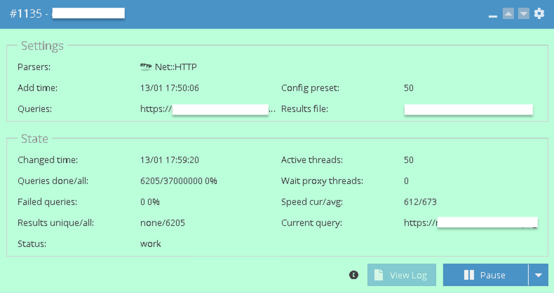 dartseo's tweet photo. Just started crawling task for my new programmatic site. 37 million pages... Well, it's going to take a while.⏳ https://t.co/d1RLNlUASs