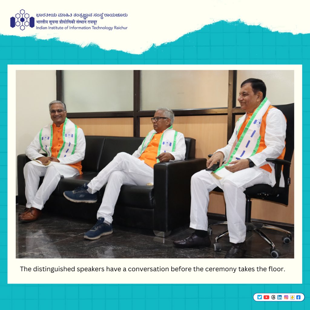 IIITRaichur's tweet photo. Closing the chapter with grace and achievement at IIIT Raichur. A monumental day filled with reflections, achievements, and dreams that pave the way for a promising future. 🎓 #IIITRaichur #ConvocationMemories https://t.co/aTLpSqfYGh