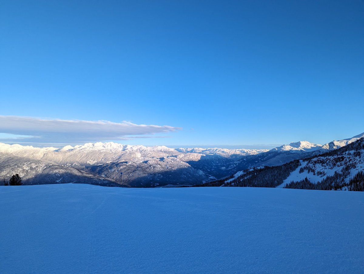 Good morning Whistler 🌞