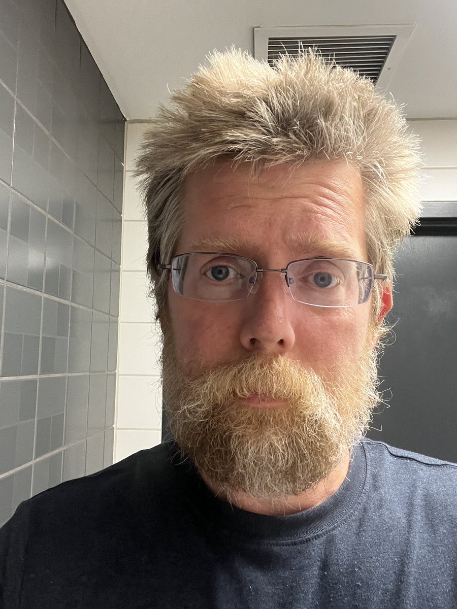 Hope y’all appreciate that I’m going through this awkward stage where my head looks like baby penguin’s ass so that I can grow my hair and beard back thus ushering in the next bull run.