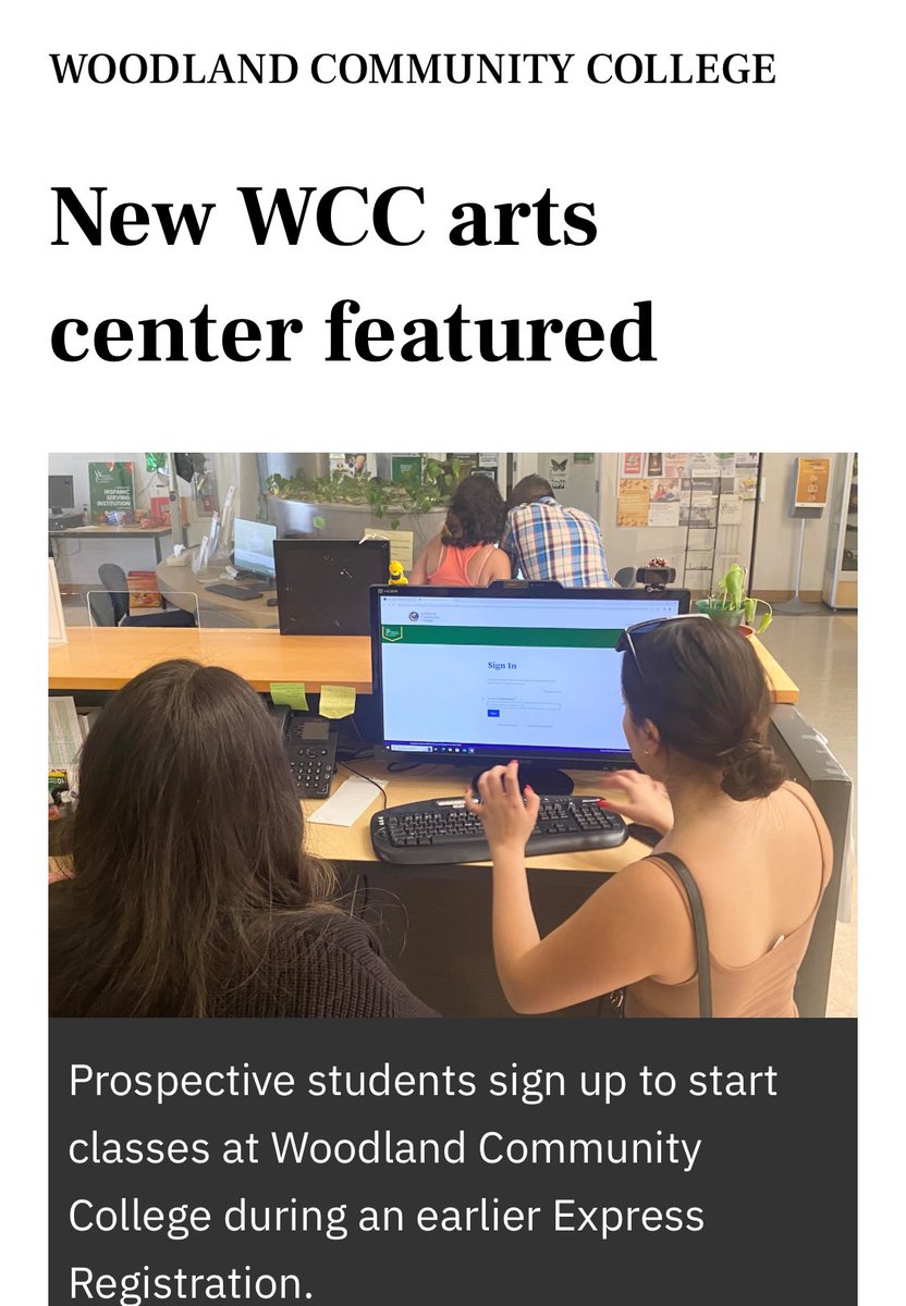 Daily Democrat highlights the upcoming opening of the new Performing Arts and Culinary Center: enewspaper.dailydemocrat.com/html5/reader/p…