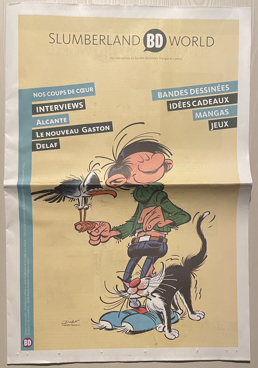 3gr3S_S3rg3's tweet image. 2)

D’après l’oeuvre d’Egdar  Poe
- La maison Usher + ex-libris 🤩
#JeanDufaux #JaimeCalderon @DelcourtBD 

- Le journal Slumberland avec deux entrevues #delaf et @Didier_Alcante 🤩👌🏼

- Les héros du journal Spirou 
N. 19 janvier / avril 2024