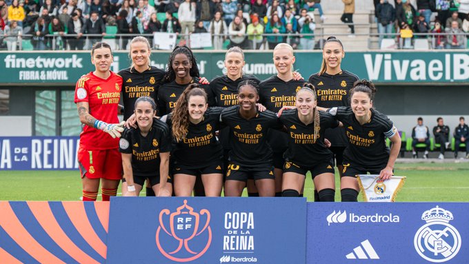 InformaRMD's tweet photo. 🚨 Victoria del #RealMadrid Femenino en los #octavosdefinal de la #CopaDeLaReina
🔅 @RealBetisFem 0⃣ - 5⃣ @realmadridfem
⚽(4') @atheeneeaa_10
⚽️(44') #Toletti
⚽️(71') @Linda__caicedo
⚽️(80') @CarolineMoller7
⚽️(81') @OlofssonFreja
#HalaMadrid #RMFans #FútbolFemenino https://t.co/Pvqc4qdGEH