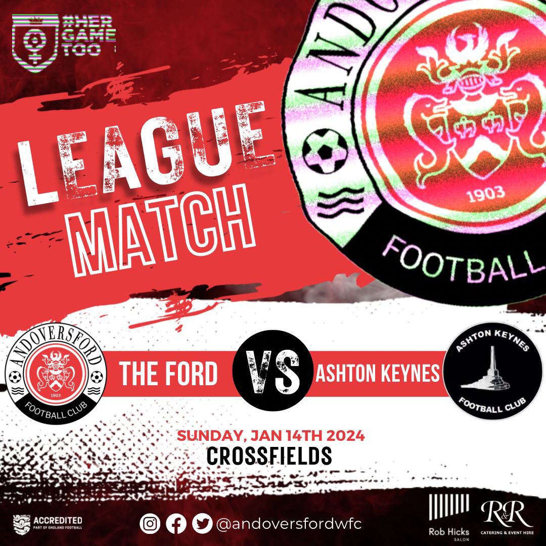 Tomorrow see’s us kick off 2024 with the return fixture at home against <a href="/keynes_fc/">Ashton Keynes Youth FC</a> as we look to start the new year as we ended the last #maythefordbewithyou #uptheford