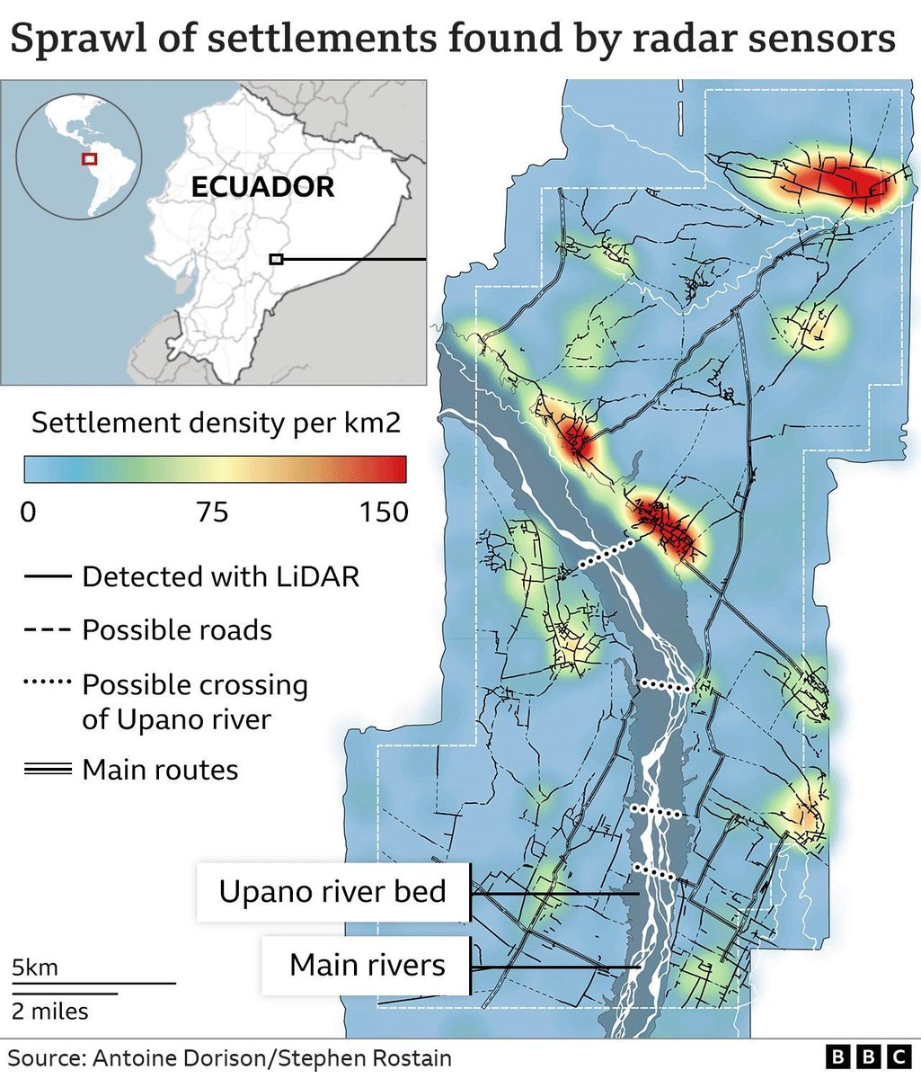 TravelEsquire's tweet photo. Huge ancient lost city found in the Amazon 

"This is older than any other site we know in the Amazon.”

https://t.co/Vvm5Vsp9IC @BBC #AMAZON #Ecuador #Archaeology https://t.co/KzYrNpkw8W