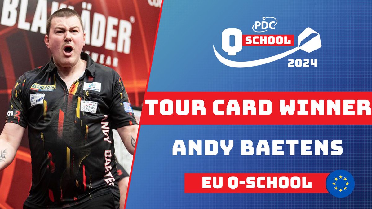 SharkDarts180's tweet photo. #EUQSchool Tour Card winner:
Andy Baetens🇧🇪 https://t.co/iWTa2wOalw