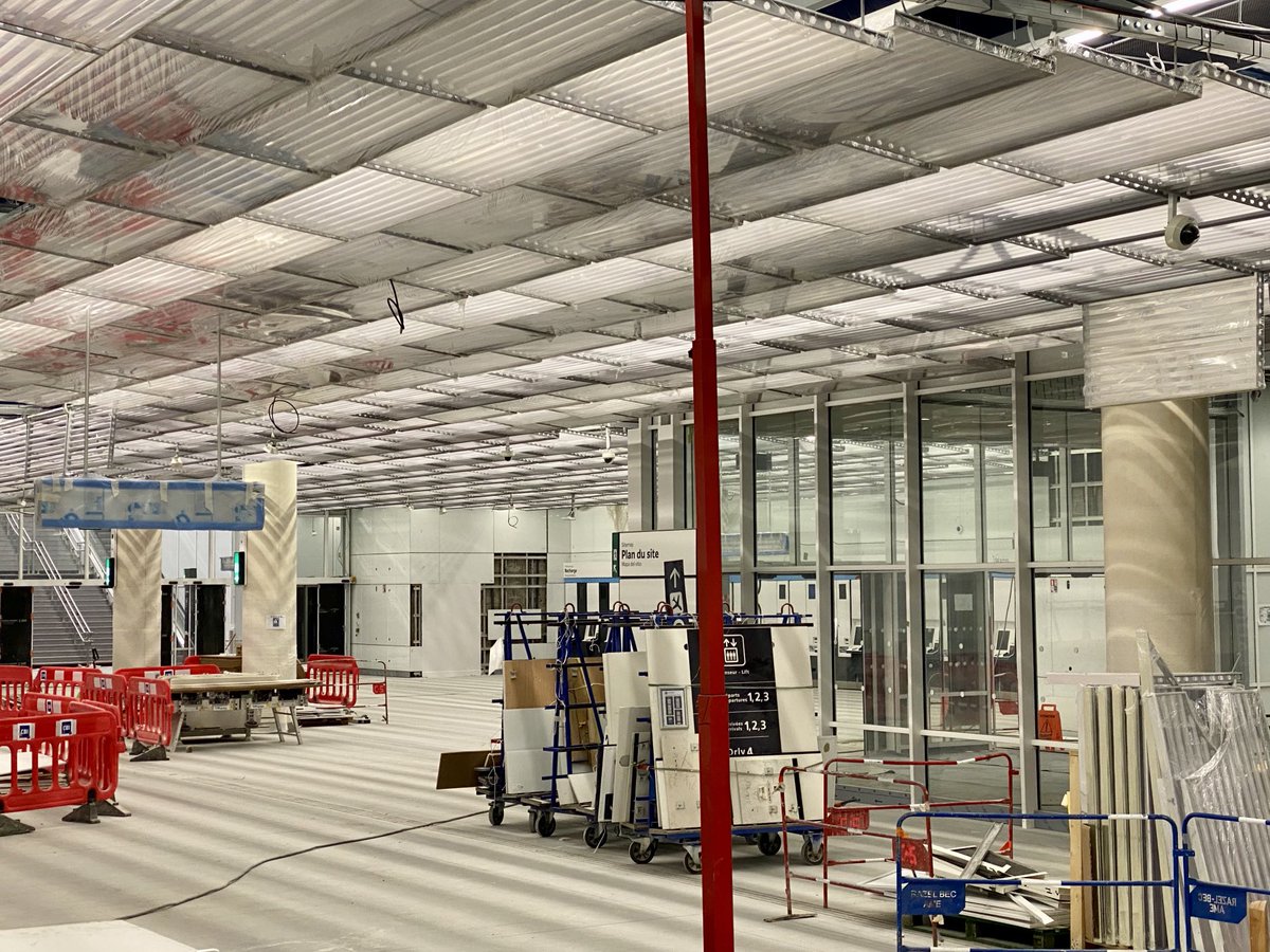 CDGFACILE's tweet image. Le prolongement du métro ⁦@Ligne14_RATP⁩ à #orly, ça avance…