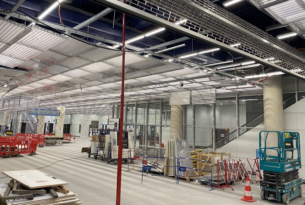 CDGFACILE's tweet image. Le prolongement du métro ⁦@Ligne14_RATP⁩ à #orly, ça avance…