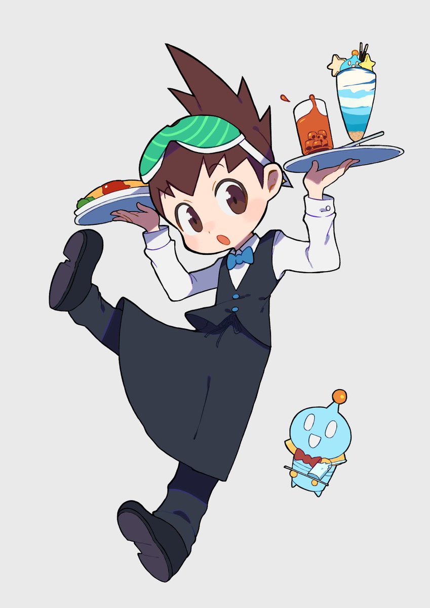 「流星のロックマンコラボカフェも待ってます!! #流星のロックマン」|宮田奏のイラスト