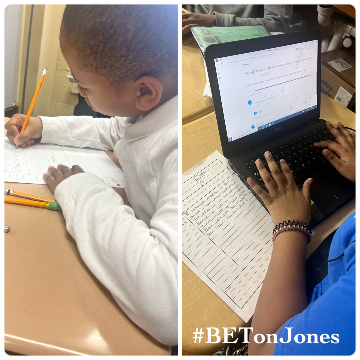 JonesPaideia's tweet photo. AVID alert-Using Two Column Notes and Graphic Organizers, our students are proactively organizing their thoughts, making connections, and improving their academic performances. #AVIDElem #BETonJones #BuildingExcellenceTogether #WhereExcellenceTakesCenterStage
@drtesiadwilson https://t.co/zr867Gj8MH