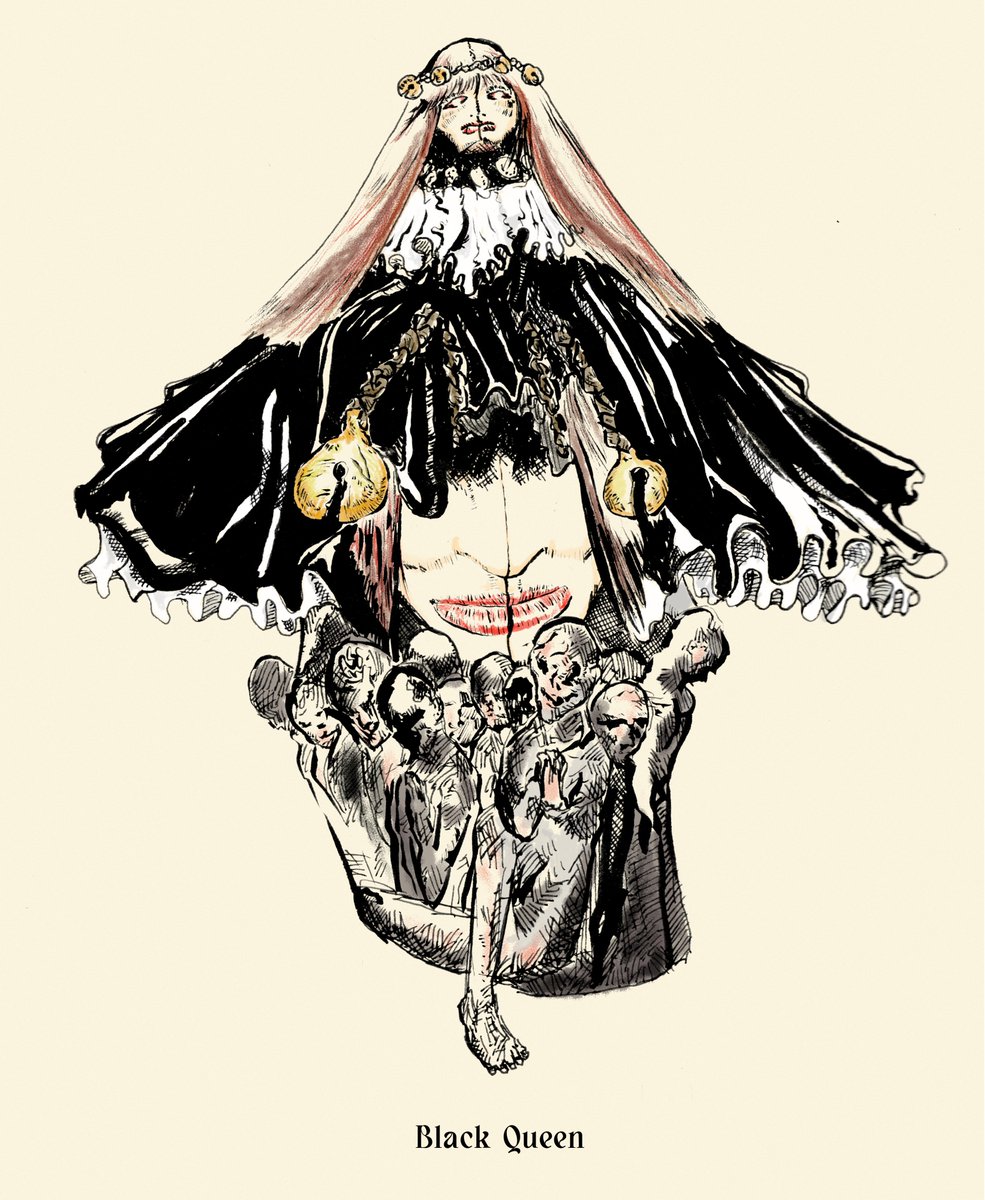 LatticeParable's tweet photo. The Black Queen chants the funeral march.... https://t.co/Mc1dNAy8m5