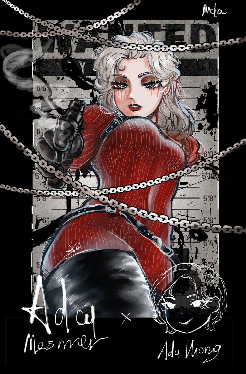 blue_fish29's tweet image. idv x resident evil collab adas when