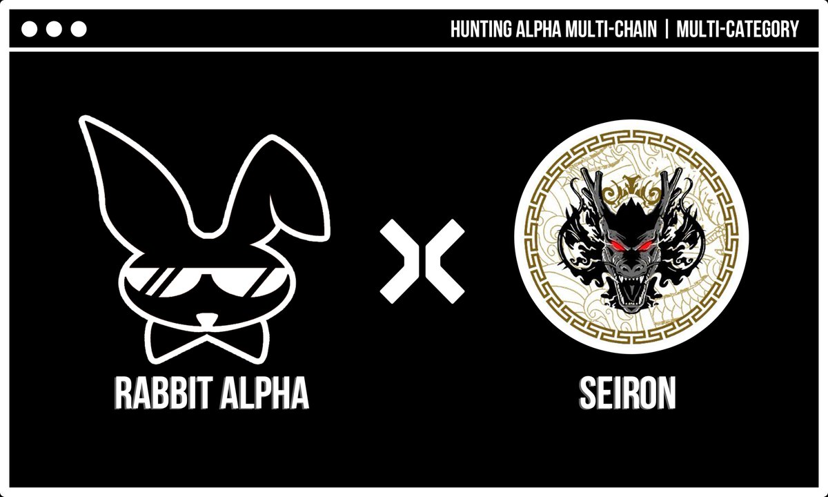 RabbitXAlpha's tweet photo. Seiron🤝 Rabbit Alpha

🎁 3x Whitelist Spot

To Enter :
1️⃣  Follow @seironnft & @RabbitXAlpha , @tannguyeneth
2️⃣  Retweet, Like, Comment Tag 3 Friend

Reward 24 hours! ⏰