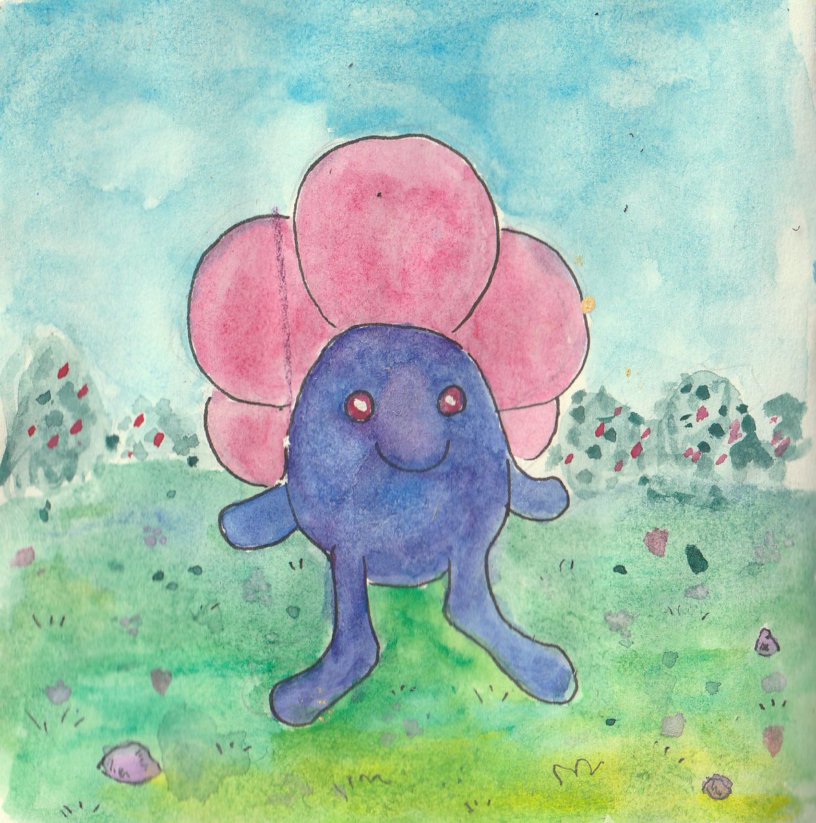 CiudadCicatriz's tweet photo. Vileplume en acuarelas
#acuarela #watercolor #pokemon #pokémon #vileplume #planttype #poisontype #ポケモン #ラフレシア https://t.co/EVnR5zuAwM