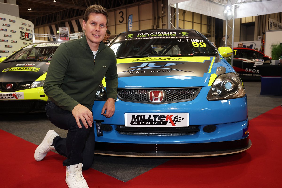 CivicCupUK's tweet image. 📷 JOSH FILES AT THE 2024 AUTOSPORT INTERNATIONAL SHOW 📷

2024 @CivicCupUK driver @JoshFiles stopped by the TCR UK stand to check out his new Civic Cup car!

You can find us in Hall 3, Stand 3650

#CivicCup #MilltekSport #TCRFeederSeries #AutosportInternational #A24