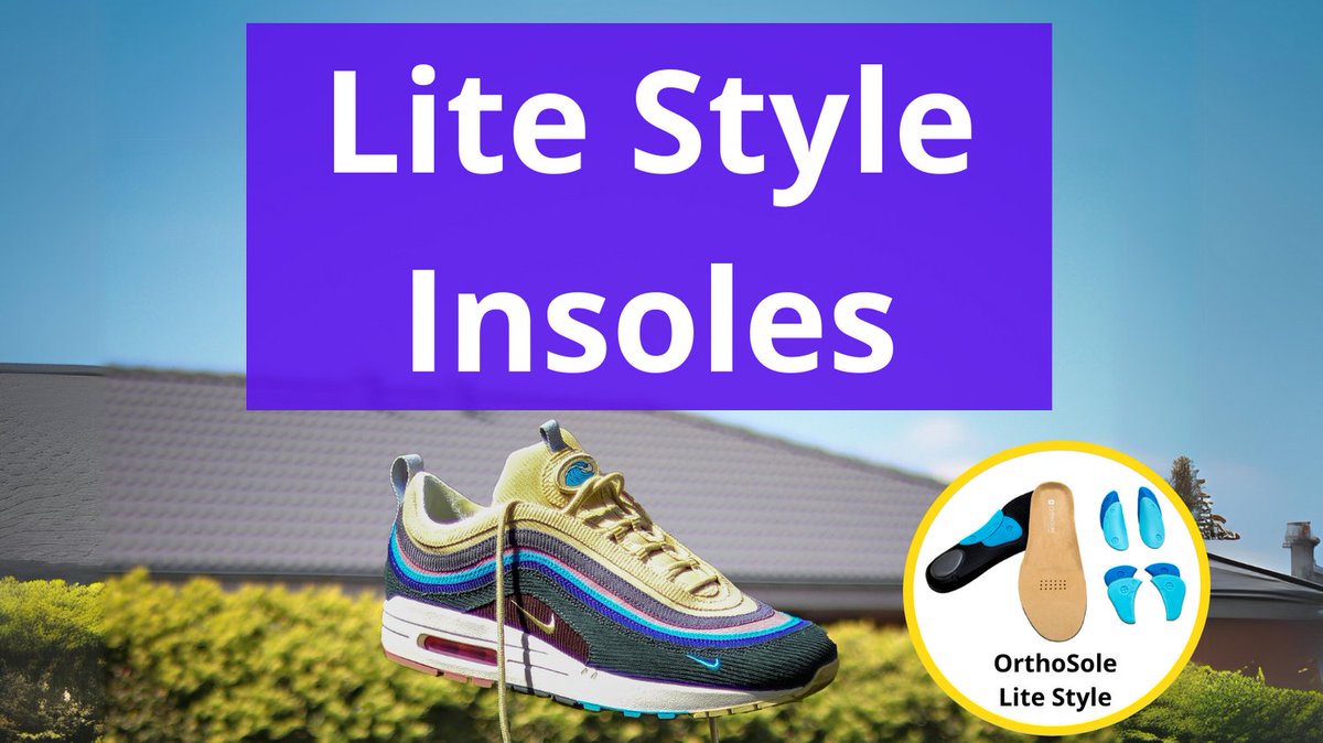 Our Lite Style Insoles are similar to the Thin Style but they have less PORON® & are about 1mm thicker. (PORON® is shock absorbing material) 
orthosole.com/shop/ #LiteStyle #formalshoes #TightFittingShoes #plantarFascittis #FootPain #Unique #Uniqueinsoles