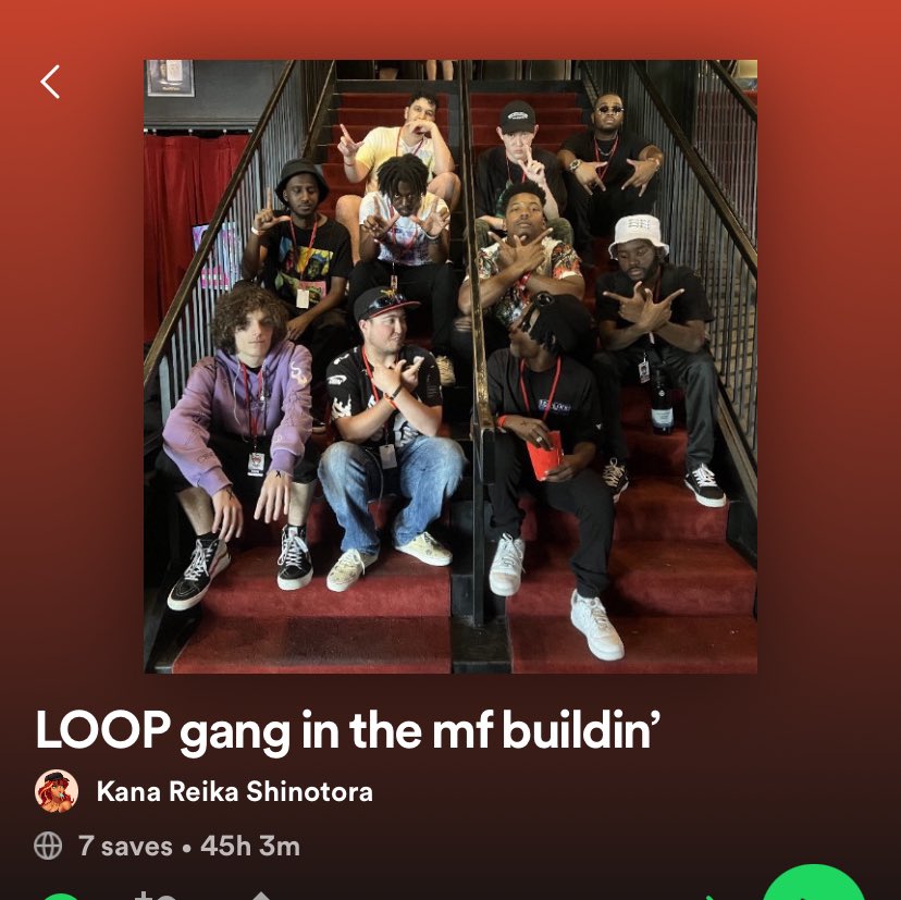 KanaKwii's tweet image. yall ever wanted to listen to every @LOOPFXCreative song and feature ever put on Spotify? i gotchu.