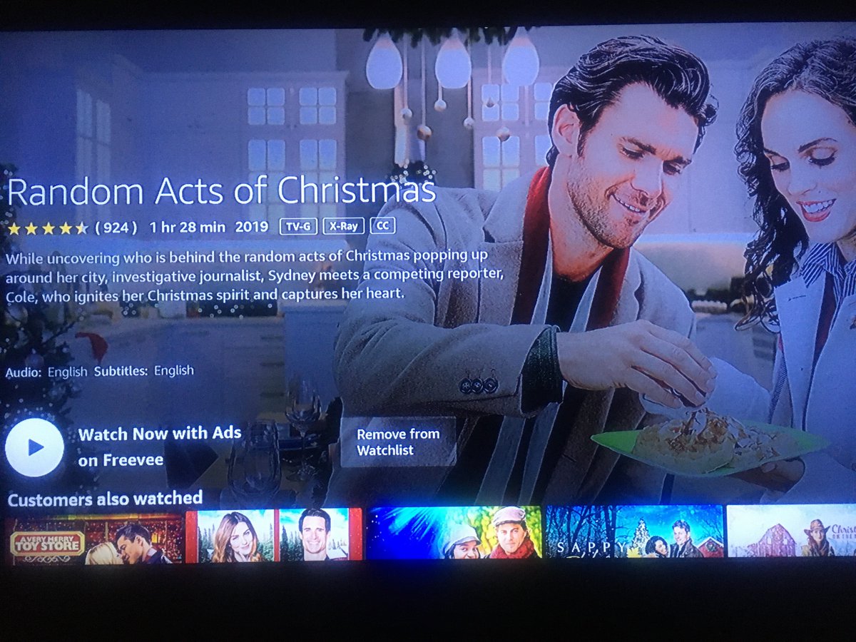 ninergrl6's tweet photo. #McGarries I’ve been out of the loop for awhile but ICYMI #RandomActsOfChristmas, Kevin’s darling 2019 Lifetime movie co-starring Erin Cahill, is now streaming for free (with commercials) on @AmazonFreevee https://t.co/Mg96X9tXF0