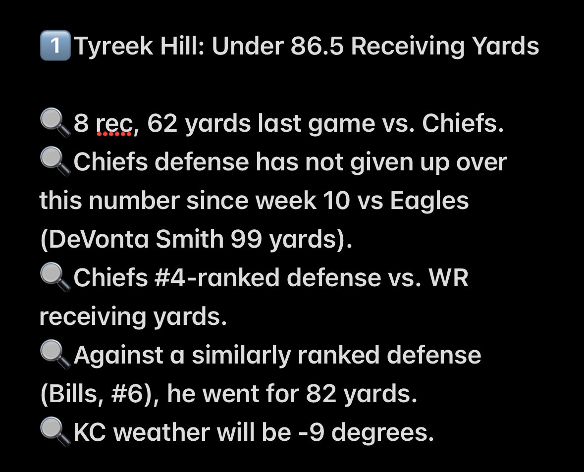 mattabets's tweet photo. ๐ค๐ฎMy pick for #Dolphins vs. #Chiefs ๐ฏ๐ธ This line is at 86.5 on @FDSportsbook, 81.5 everywhere else. ๐๐ People think I am crazy butโฆ..
#AIHandicapper #NFL #WildCardWeekend #sportsbetting https://t.co/YFlt7sgqNB