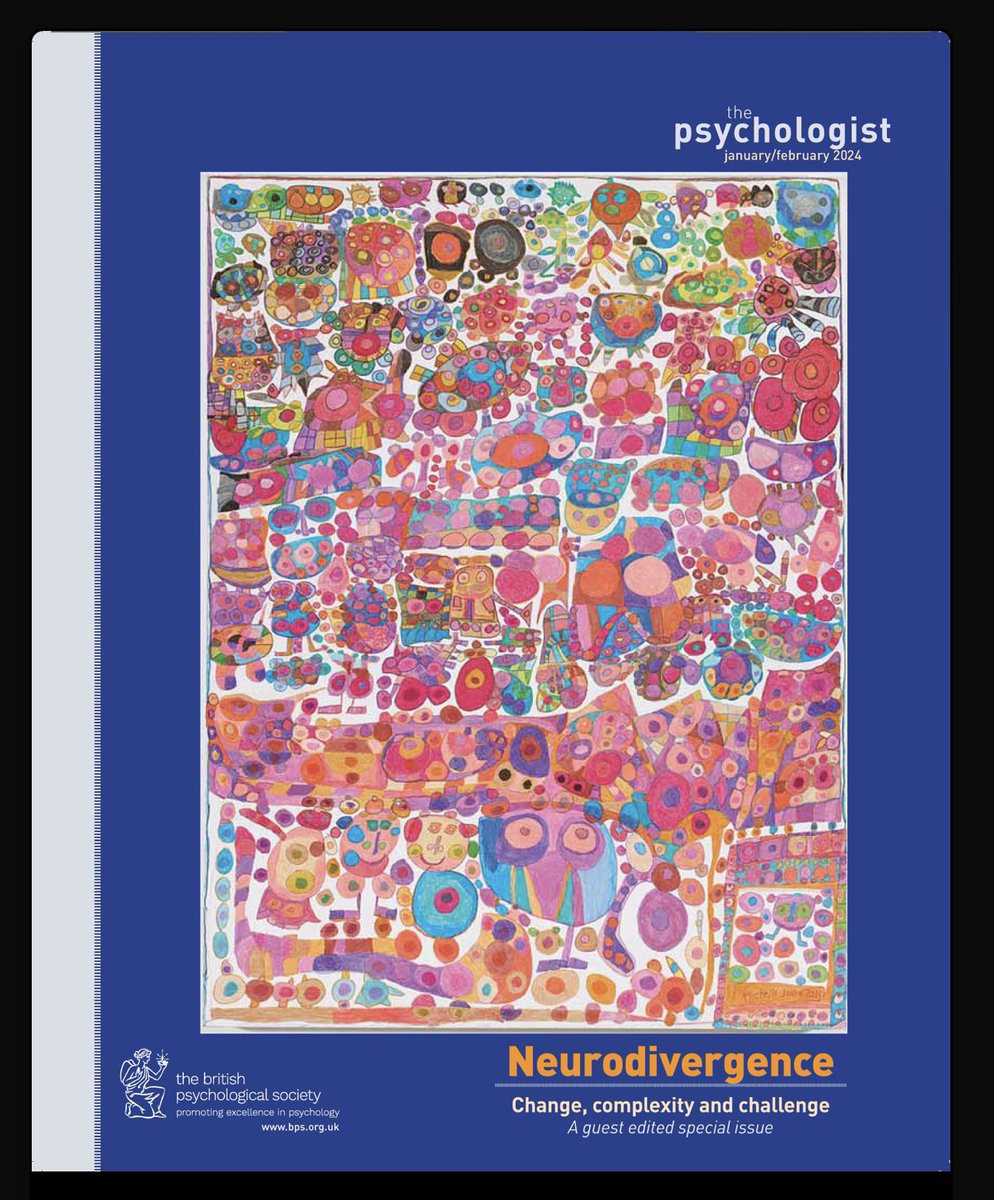 psychmag's tweet photo. In print, via https://t.co/RVlo3CUPwl or in The Psychologist app, we hope you are enjoying this very special guest edited issue, on neurodivergence. https://t.co/nhFgW3E3yV
