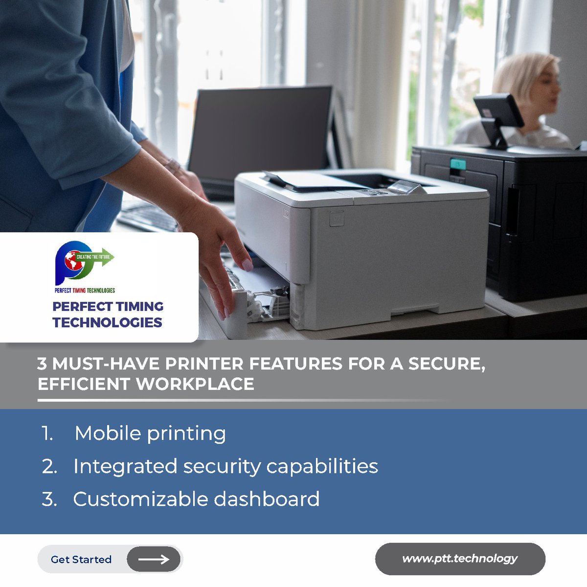 3 Must-Have Printer Features for a Secure, Efficient Workplace

Read here: blog.symquest.com/must-have-prin…

#PrinterSecurity #EfficientWorkplace #PrintTechnology #SymquestBlog #TechInnovation #PrintSolutions #SecurePrinting #TechBlog  #PerfectTimingTechnology #PerfectTimingHolding