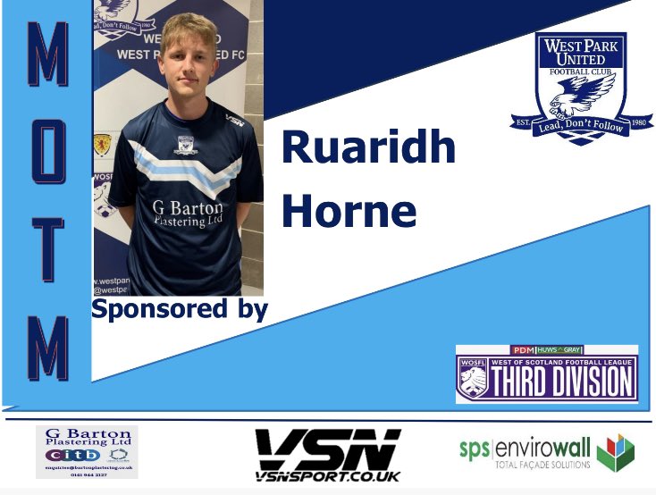 westparkutdsecy's tweet photo. Todays Mens Seniors Man of the Match is 🥁🥁🥁 https://t.co/mZ5WA6ctPg
